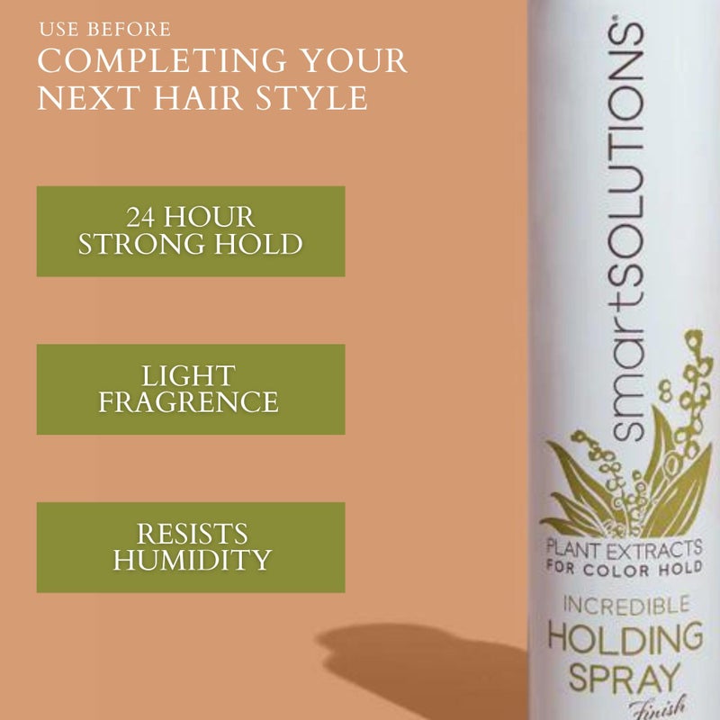 Smart Solutions smartSOLUTIONS Incredible Holding Spray, 10 oz | 24-Hour Hold | Resists Humidity | Tames Frizz | Non-sticky | No Flakes - Image 3