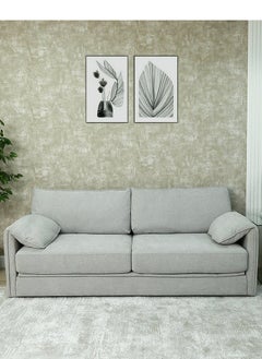 VANITY LIVING VANITY LIVING EMILIA 3-Seat Sofa Bed - Grey | Convertible Sofa, Space-Saving, Comfortable Sleeper for Living Room & Guest Room  - Image 1