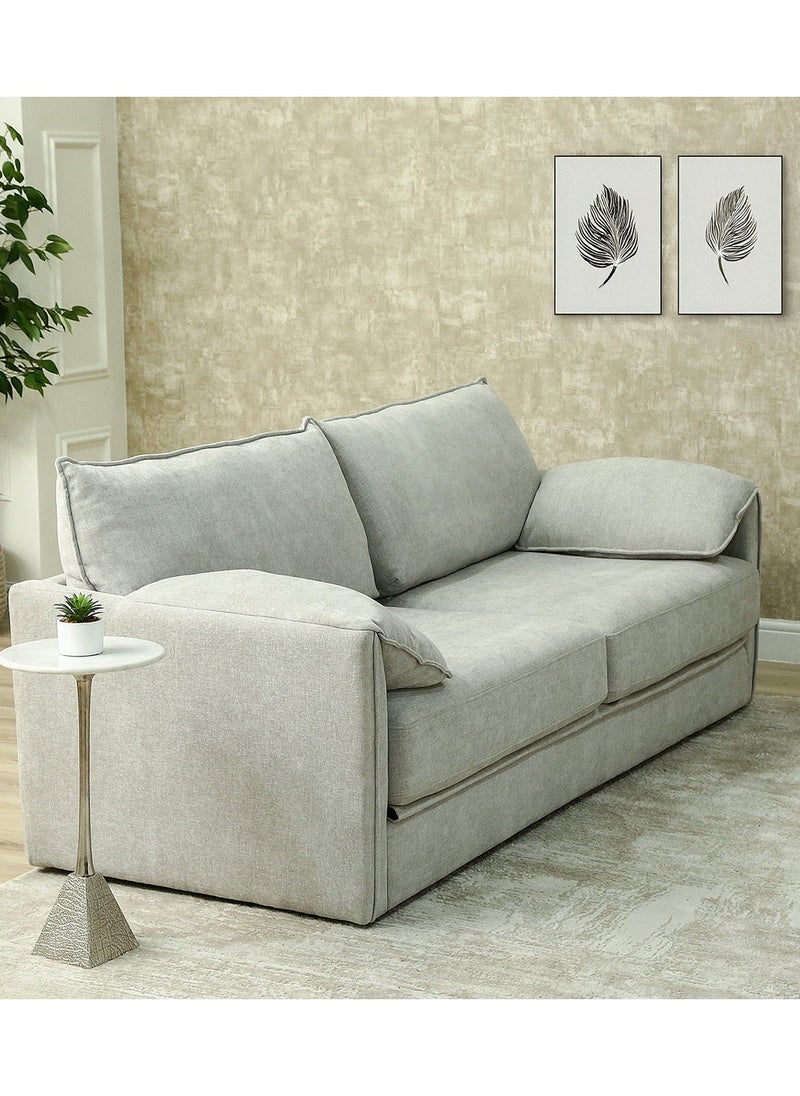VANITY LIVING VANITY LIVING EMILIA 3-Seat Sofa Bed - Grey | Convertible Sofa, Space-Saving, Comfortable Sleeper for Living Room & Guest Room  - Image 3