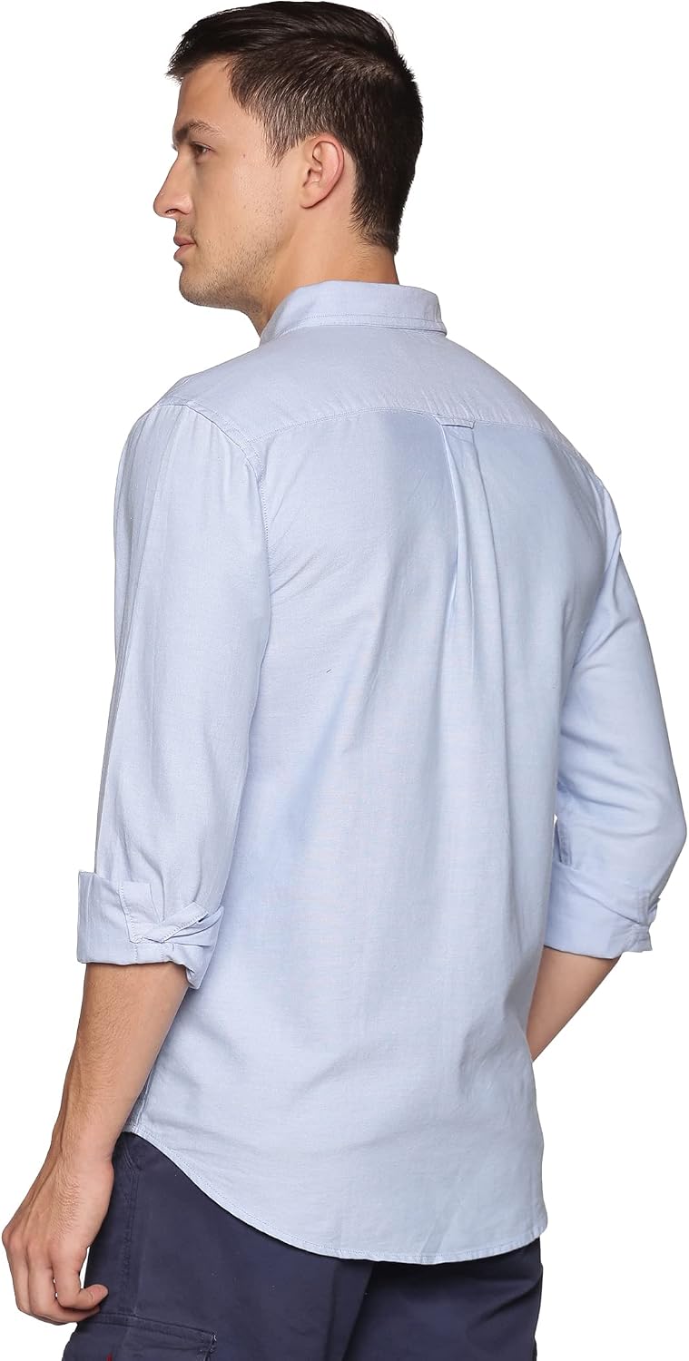 Men's Button-Down Slim Fit, Casual Shirts for Men | Long Sleeve | Oxford Cotton - Image 3