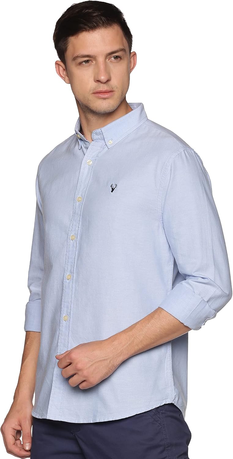 Men's Button-Down Slim Fit, Casual Shirts for Men | Long Sleeve | Oxford Cotton - Image 2