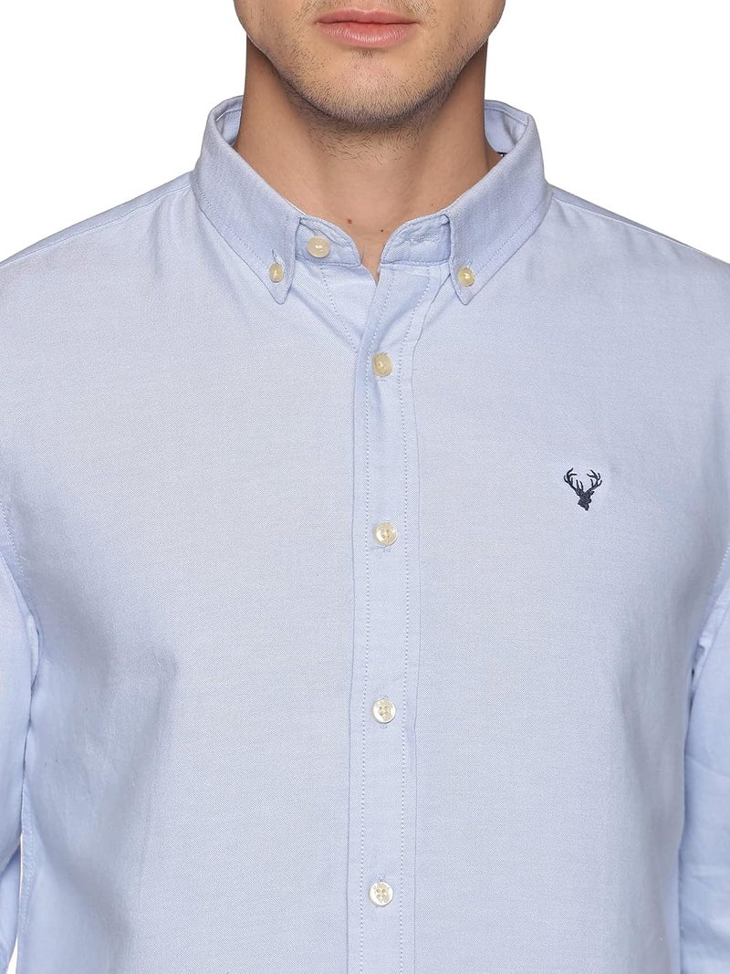 Men's Button-Down Slim Fit, Casual Shirts for Men | Long Sleeve | Oxford Cotton - Image 4