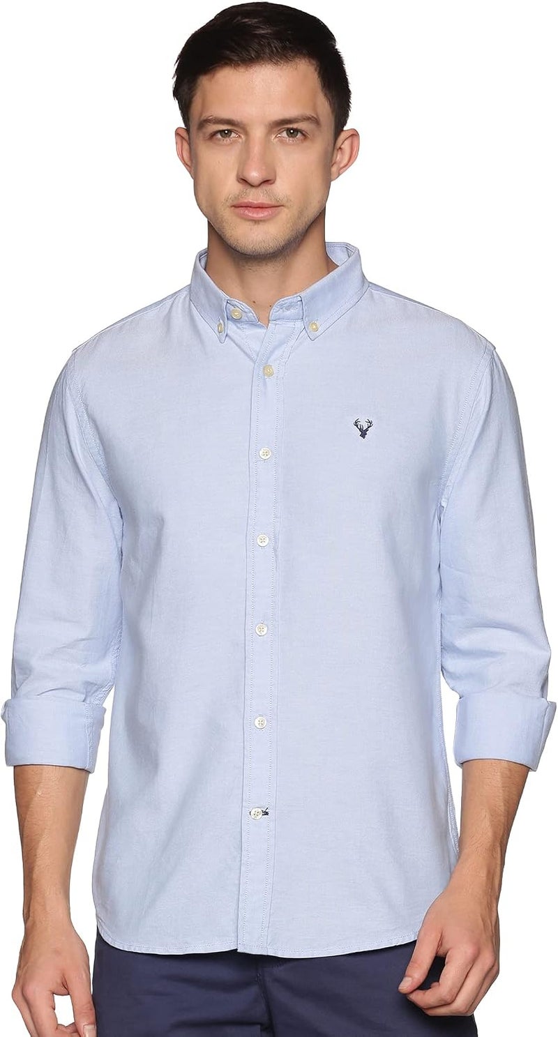 Men's Button-Down Slim Fit, Casual Shirts for Men | Long Sleeve | Oxford Cotton - Image 1