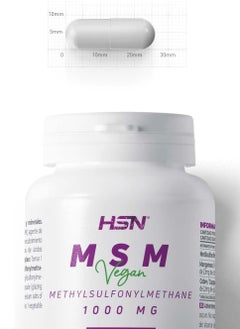 أتش أس أن MSM 1000 ملغ - 120 كبسولة نباتية  - Image 3