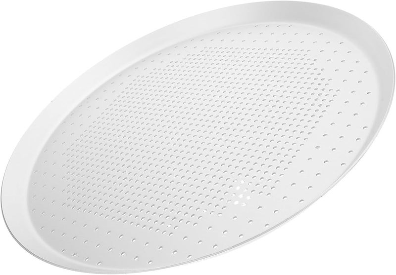 Nonstick Aluminum Alloy Perforated Pizza Pan 10 Inch round Baking Tray with Optimal Air Circulation for Oven Baking and Outdoor Grill Activities - Image 1