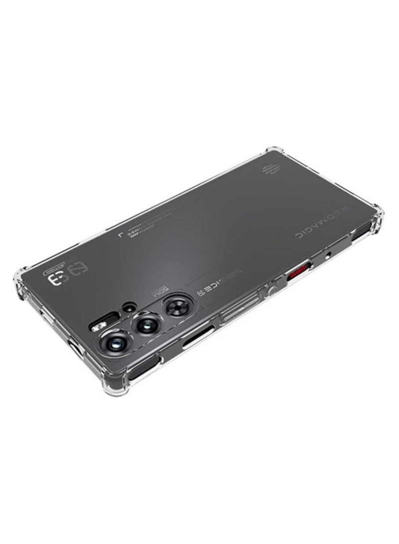For ZTE Nubia Red Magic 9 Pro / 9 Pro+ Case, Slim 4 Corners Enhanced Shock Protection Transparent Anti-Fall Anti-Fingerprint Cover  - Image 5