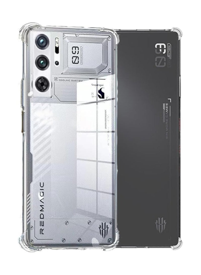 For ZTE Nubia Red Magic 9 Pro / 9 Pro+ Case, Slim 4 Corners Enhanced Shock Protection Transparent Anti-Fall Anti-Fingerprint Cover  - Image 3