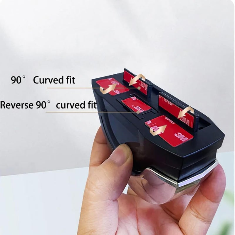 Evona Portable Car Ashtray l Unique Car Door Windproof Ashtray l Smokeless Portable Ash Tray Bin with Cover l Car Ashtray with Lid Cars, Offices, Home, Gaming Rooms - Image 3