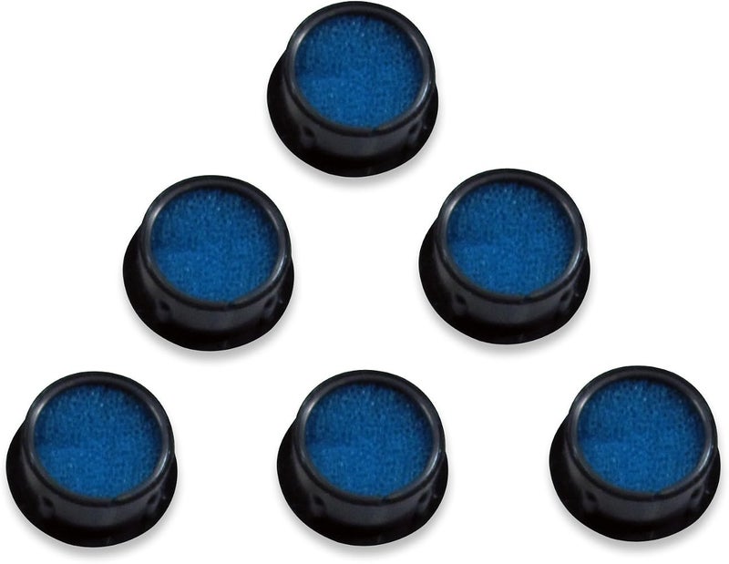 Uni Filter UFV-6 Foam Filtered Air Vent, Black, 1"