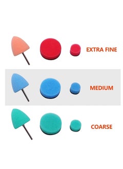 KASTWAVE Mini Buffing Polishing Pads, 16Pcs Mini Detail Polisher Pads Use On Rotary Tools, Cordless electric drill, Mini Polisher Tool for Tight Area Detailing Polishing Waxing And Sealing Glaze  - Image 3