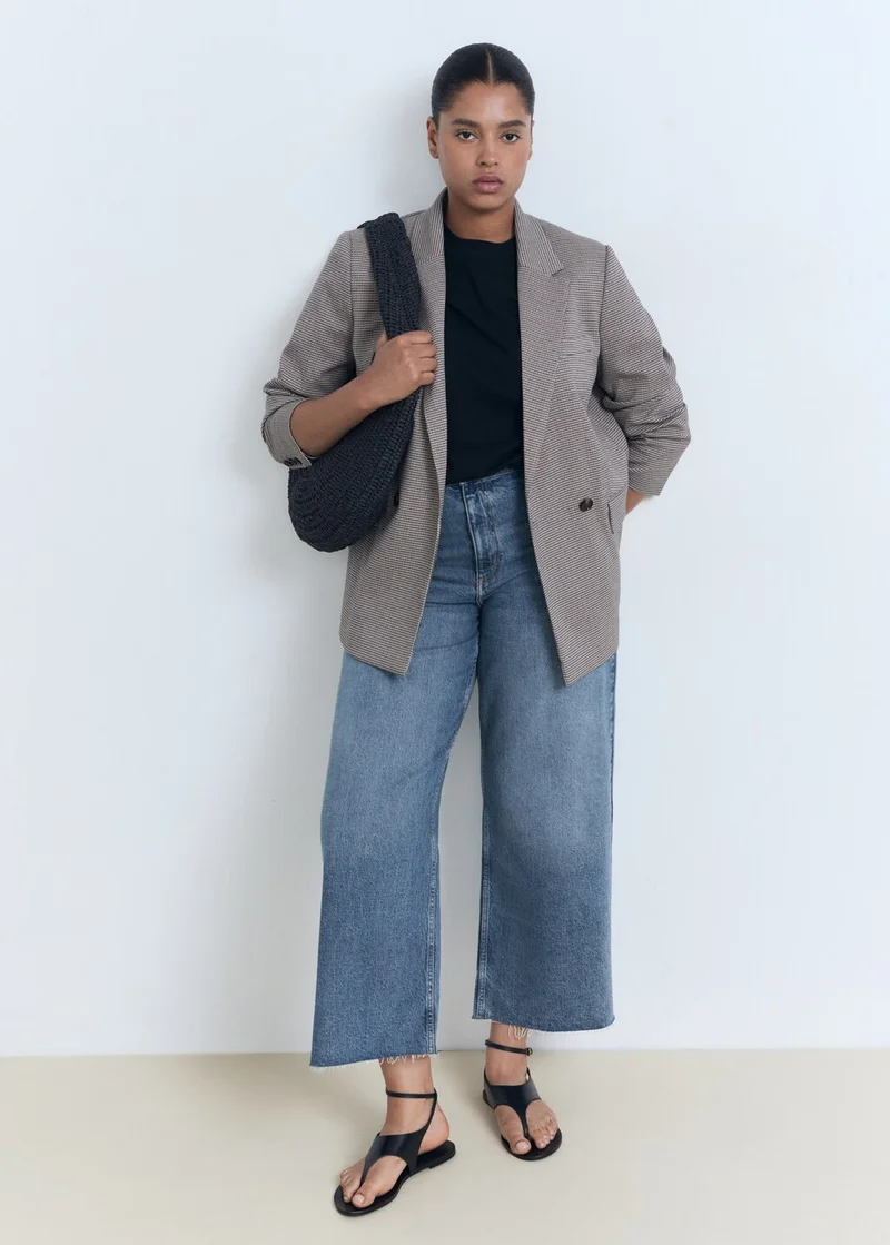 مانجو Catherin culotte high-rise jeans