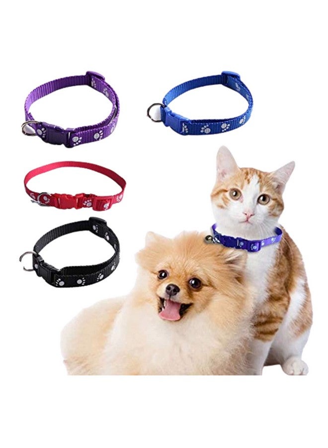 طوق قطط بطبعة مخالب بطول قابل للتعديل، 10 مم (قد يختلف اللون) - Image 3