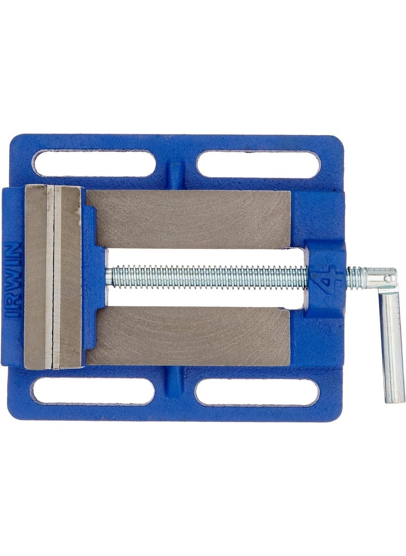 IRWIN IRWIN Drill Press Vise, 4.5” Jaw Capacity, Forged Iron for Ultimate Durability, Slotted Base for Easy Installation (226340)  - Image 2