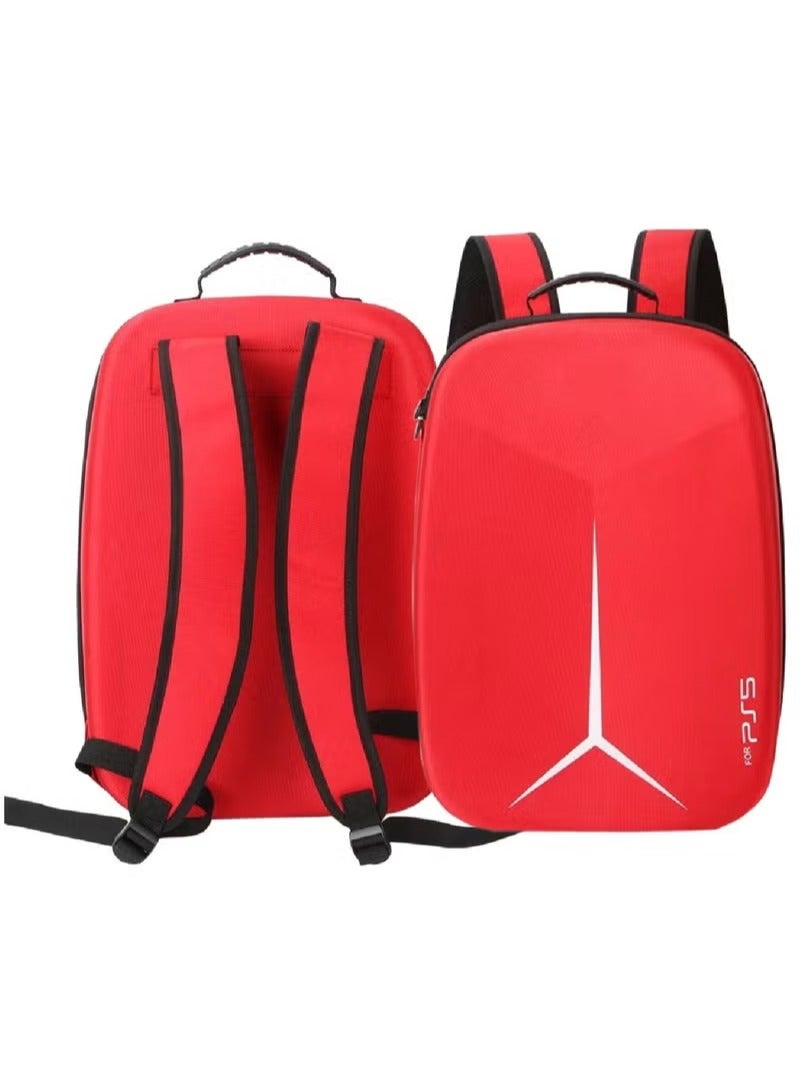 DEADSKULL For Sony PS5 Carrying Case Travel Storage Bag Compatible with PlayStation 5 Red - Image 4