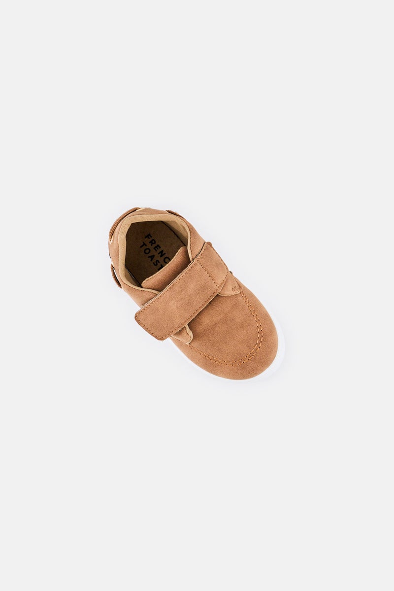 French Toast Toddlers Boy Velcro Closure Casual Shoes, Light Brown  - Image 3