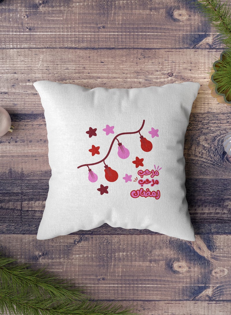 لوحة غطاء وسادة من البوليستر بتصميم مرحب رمضان - Image 4