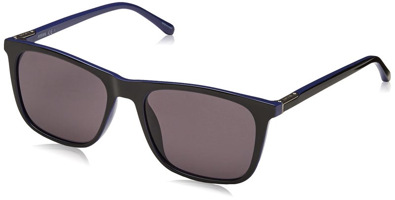 Fossil mens Male Style Fos 3100S Sunglasses Black 53mm 18mm US - Image 2