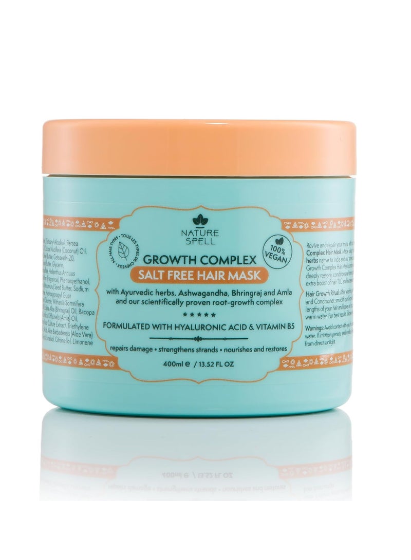 نايتشر سبيل ماسك الشعر سولت فري لنمو الشعر من Nature Spell – 400 مل - Image 1
