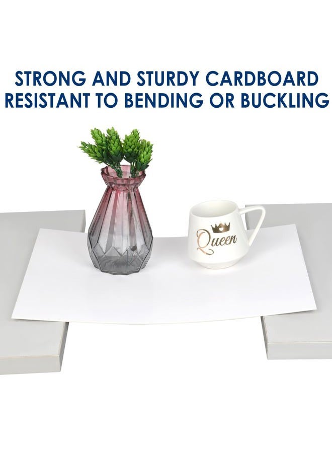 Navy Penguin Heavy-Duty Cardboard Sheets 8.5 x 11 in - 1000 GSM (1.5mm Thick) - 20 Sheets of Card Board for Binding Covers, Book Boards, Backing and Crafts - Sturdy Alternative to Cardstock Paper Sheets - Image 4