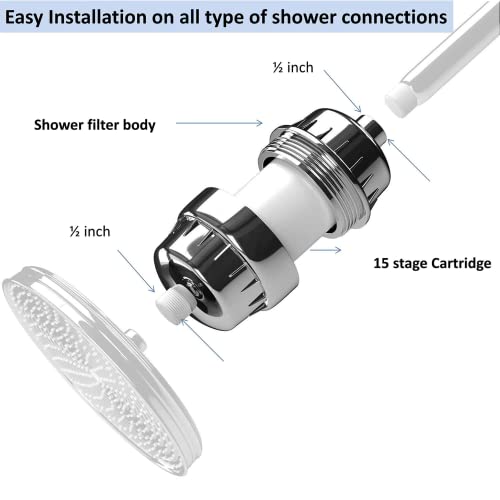 Ionix Tap Filter | 1 Year Warranty | Water Softener for Bathroom, Water Softener, Water Filter Tap, Hard Water Softener, Shower Filter for Hard Water, Tap Filter for Bathroom (Chrome, Pack of 1) - Image 5