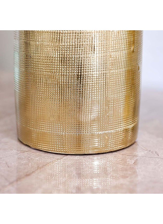 DANUBE HOME Liana Set Of 2 Vase 9X9X30 Cm Gold  - Image 3