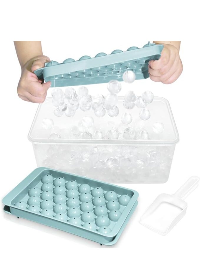 Ice Cube Tray with Lid and Bin - Round Ice Trays for Freezer with Lid - Ice Cube Trays for Freezer with Ice Container - pzsku/Z6C83881B1573F40A195AZ/45/_/1739432540/9e90279b-236b-49a1-800d-3f6bfbc00260