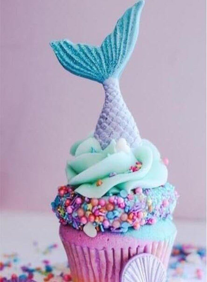 RHLOVY 16 Cavity Mermaid Tails Silicone Molds, Mermaid Molds for Chocolate, Fondant, Cake Decoration, Cupcake Toppers, Resin, Soap, Candy, Gumpaste - Image 4