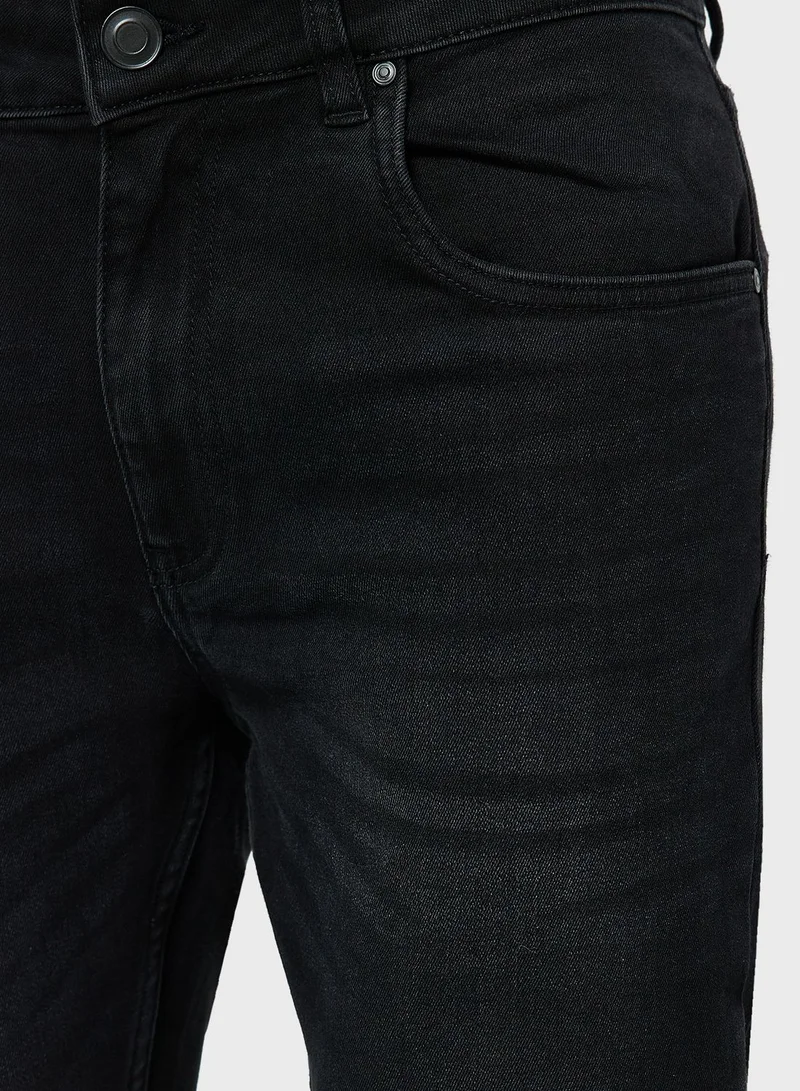 Seventy Five Skinny Fit Washed Jeans