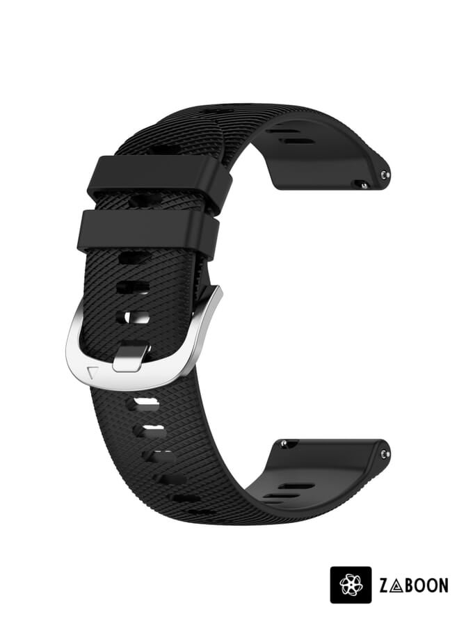 Zaboon Replacement Band For Samsung Galaxy Watch 4 44mm 20mm Solid Color Soft Silicone - Image 2