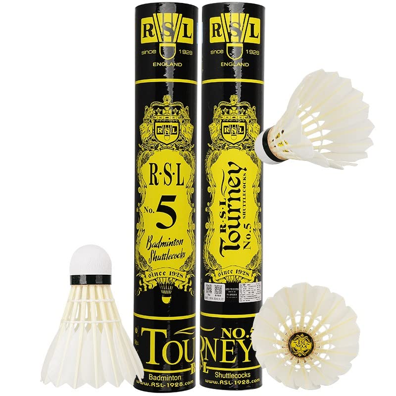 RSL No5 Tourney Badminton Shuttlecock Birdy 12Pack speed77 - Image 1