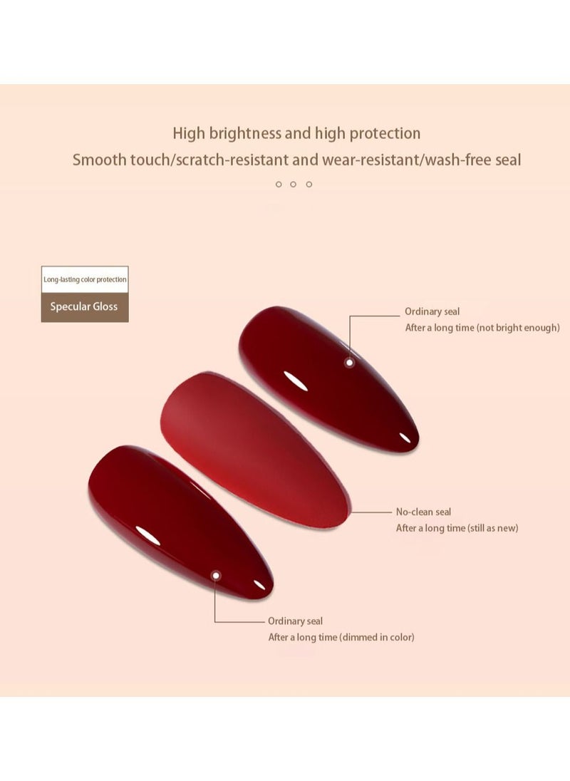 Miss Gooey Matte Nail Art Sealant High-end Deerskin Glue  - Image 4