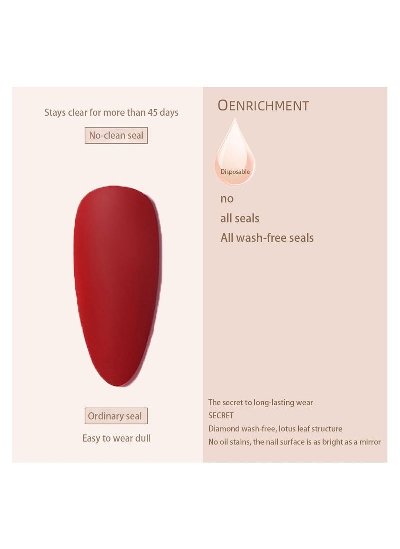 Miss Gooey Matte Nail Art Sealant High-end Deerskin Glue  - Image 3