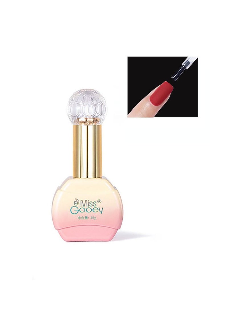 Miss Gooey Matte Nail Art Sealant High-end Deerskin Glue  - Image 1