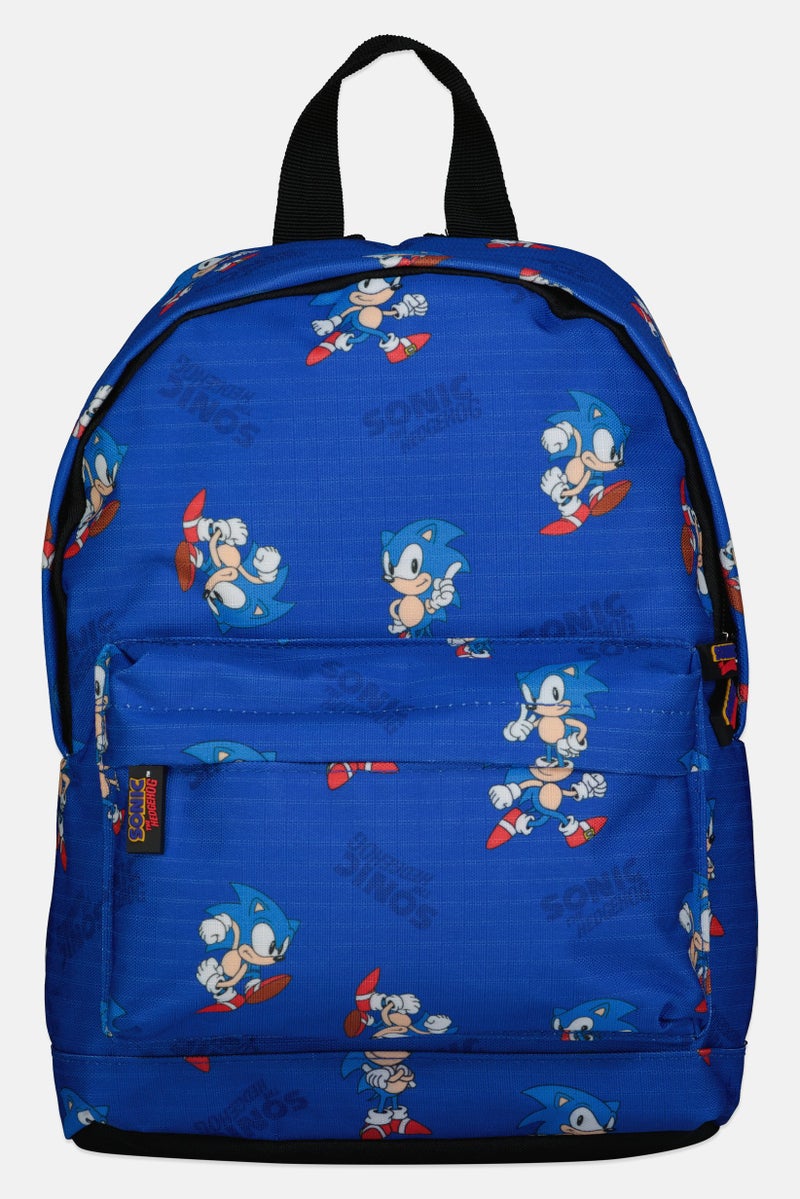 SONIC Kids Boy Hedgehog Graphic Print Backpacks, Multicolor - Image 1