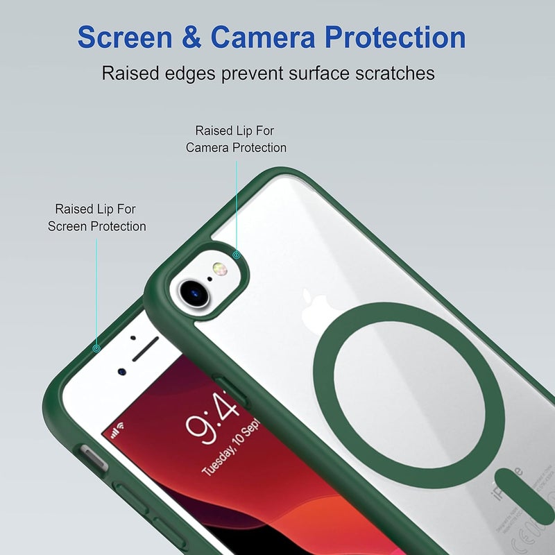 ZAPCASE Back Case Cover for iPhone 7/8 / Se 2020 | Compatible for iPhone 7/8 / Se 2020 Back Cover | Scratch-Resistant Back Cover | Forest Green - Image 4