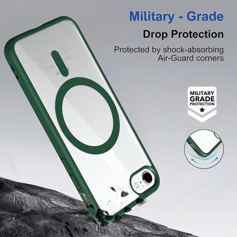ZAPCASE Back Case Cover for iPhone 7/8 / Se 2020 | Compatible for iPhone 7/8 / Se 2020 Back Cover | Scratch-Resistant Back Cover | Forest Green - Image 3