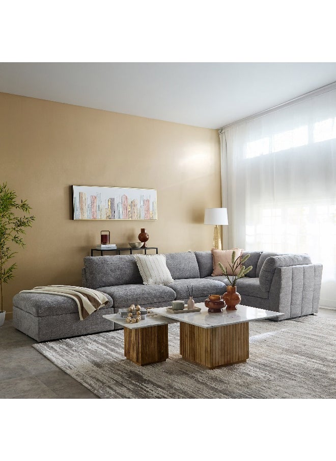 Home Box Franklin 5-Seater Fabric Sectional Corner Sofa  - Image 2