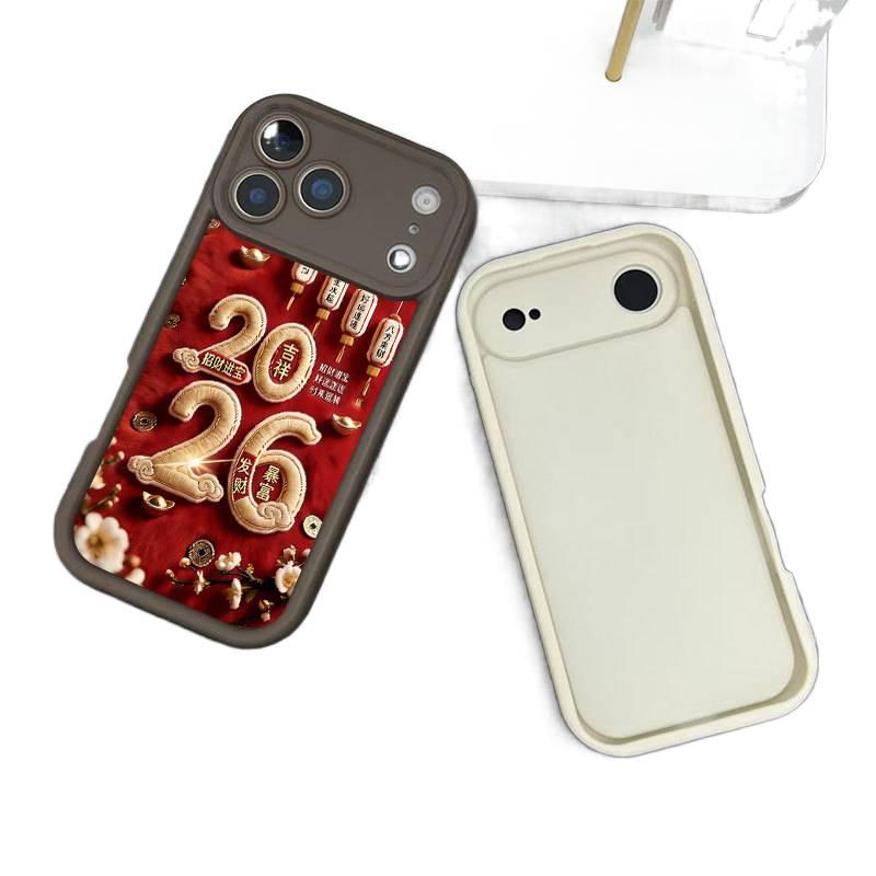 Drop Protection iPhone 12 TPU , Cover for , , , Fortune and Wealth Pattern for Desk Setup - Image 3