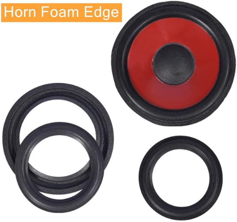 Fielect 12 Inch Speaker Rubber Edge Surround Rings Replacement Parts for Speaker Repair or DIY 2pcs - Image 4