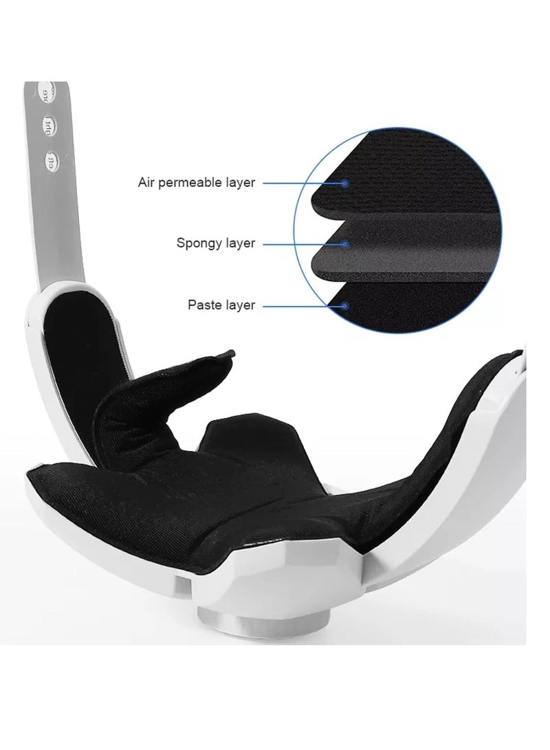 حزام Elite Strap لـ Oculus Meta Quest 2 Oculus Quest 2، وسادة رأس قابلة للتعديل، حزام بديل لتمديد الرأس يوفر قبضة أطول وملاءمة مريحة ودعم التوازن وراحة أفضل وملحق الواقع الافتراضي V2 - Image 3