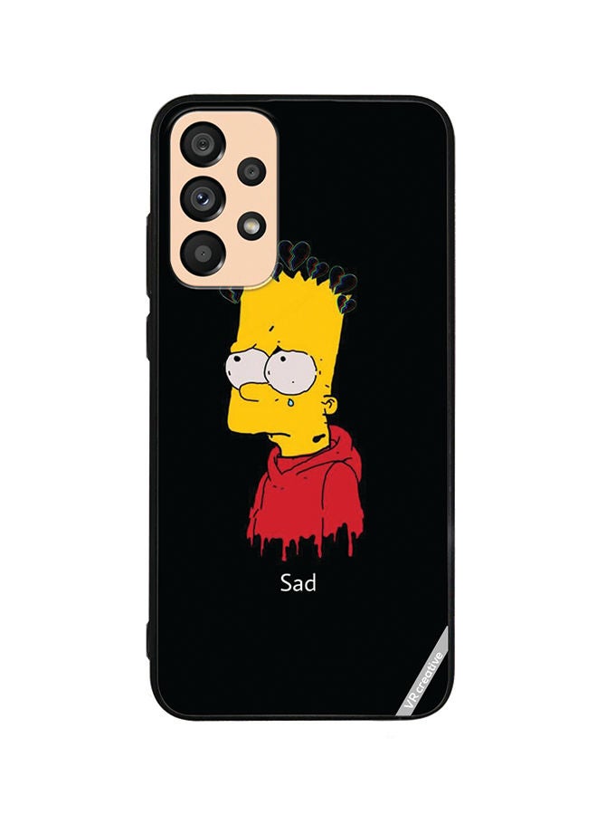 VR CREATIVE Protective Case Cover For Samsung Galaxy A23 Sad Design Multicolour - Image 1