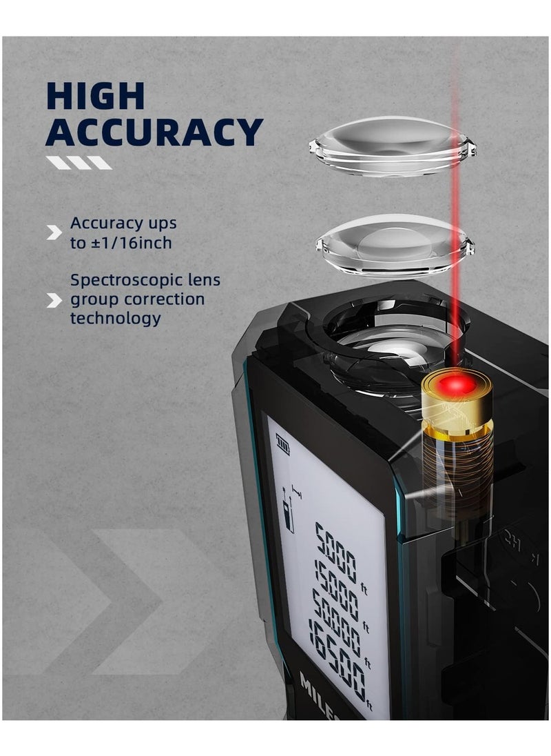 MILESEEY - Laser Tape Measure with Phone App Record Data and Make Your Own Sketch - Image 1