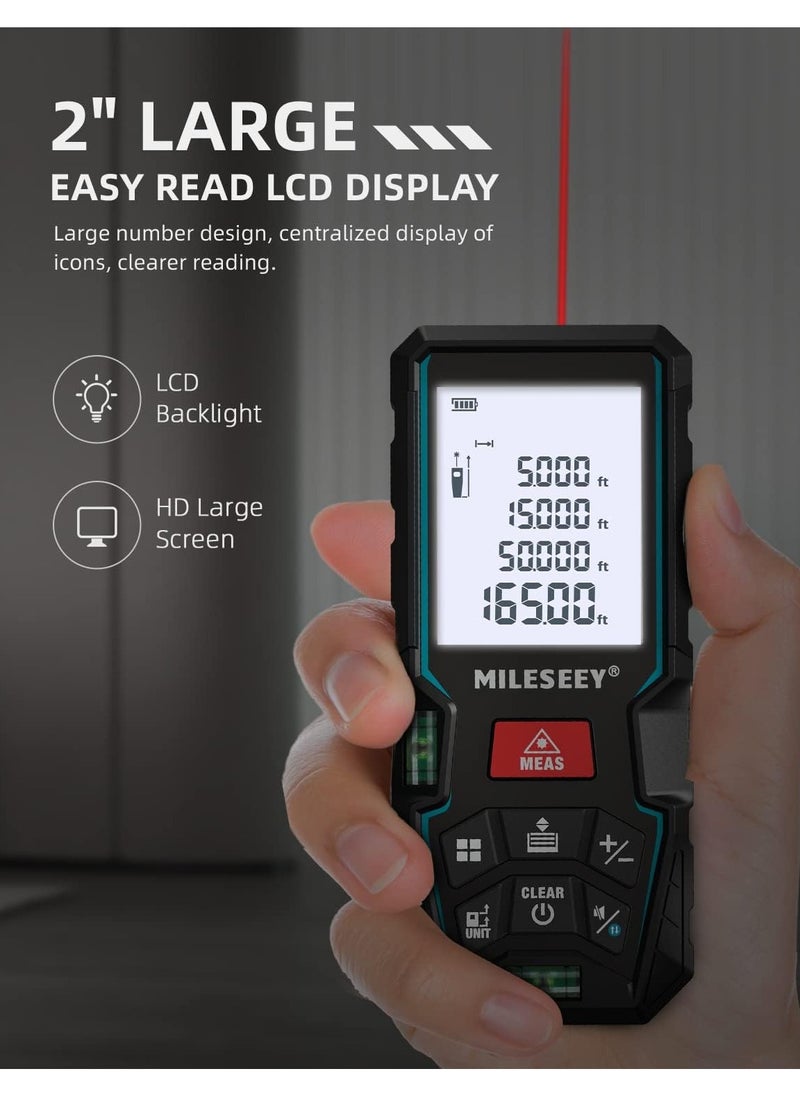 MILESEEY - Laser Tape Measure with Phone App Record Data and Make Your Own Sketch - Image 1