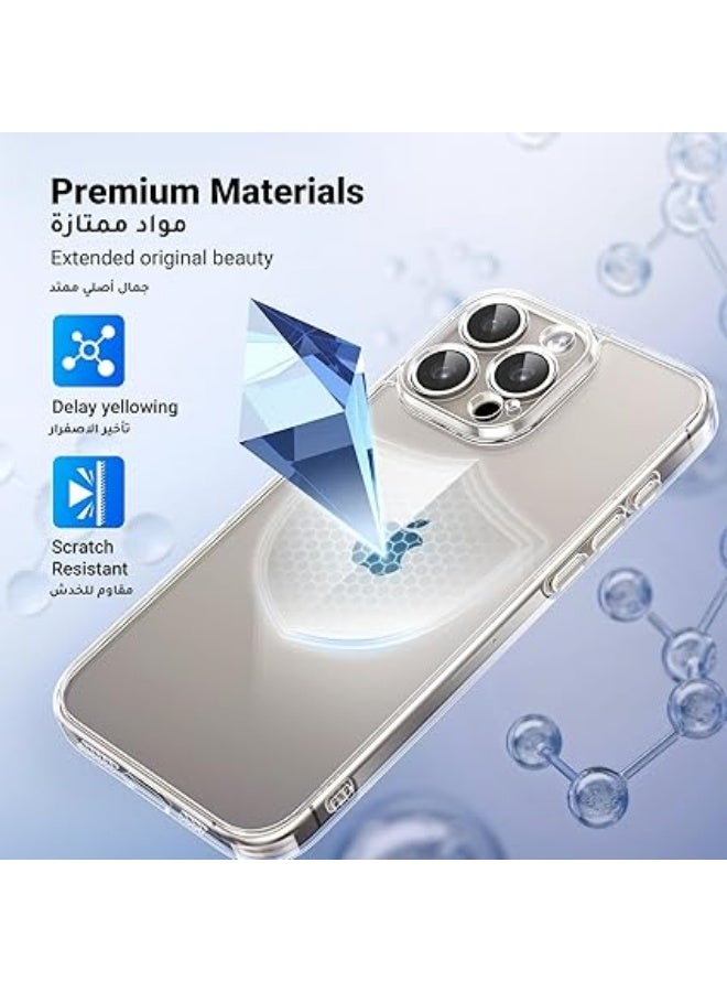 erorex iPhone 16 Pro Case Clear Cover, [MIL-Grade Protection], [Revolutionary iCrystal Tech], Anti-Scratch, Air-Guard Corners, Ultra Slim Transparent for iPhone 16 Pro 6.3 inch Women Men - Image 2