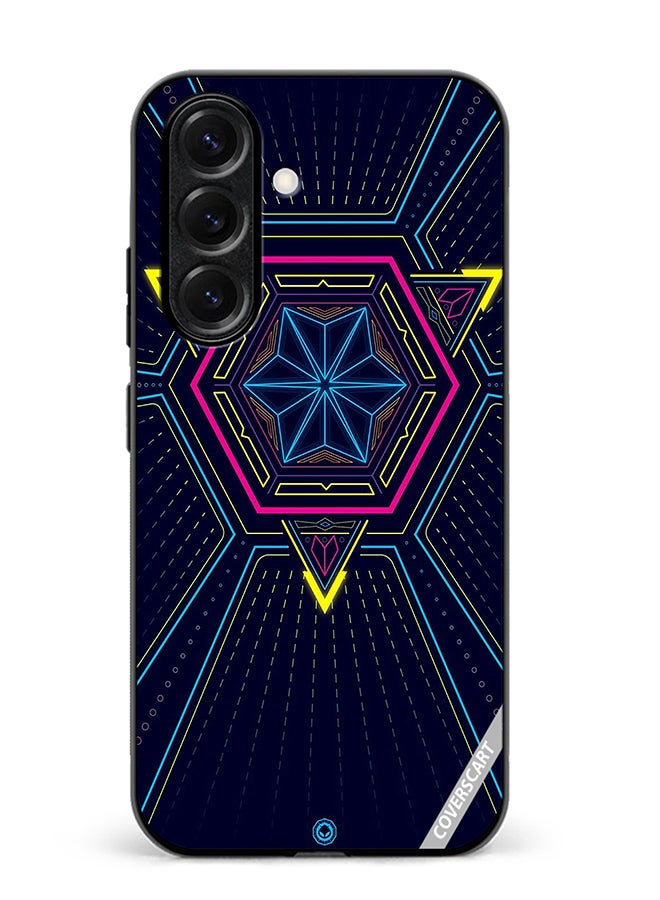 VR CREATIVE Protective Case Cover For Samsung Galaxy S25 Abstract Design Multicolour