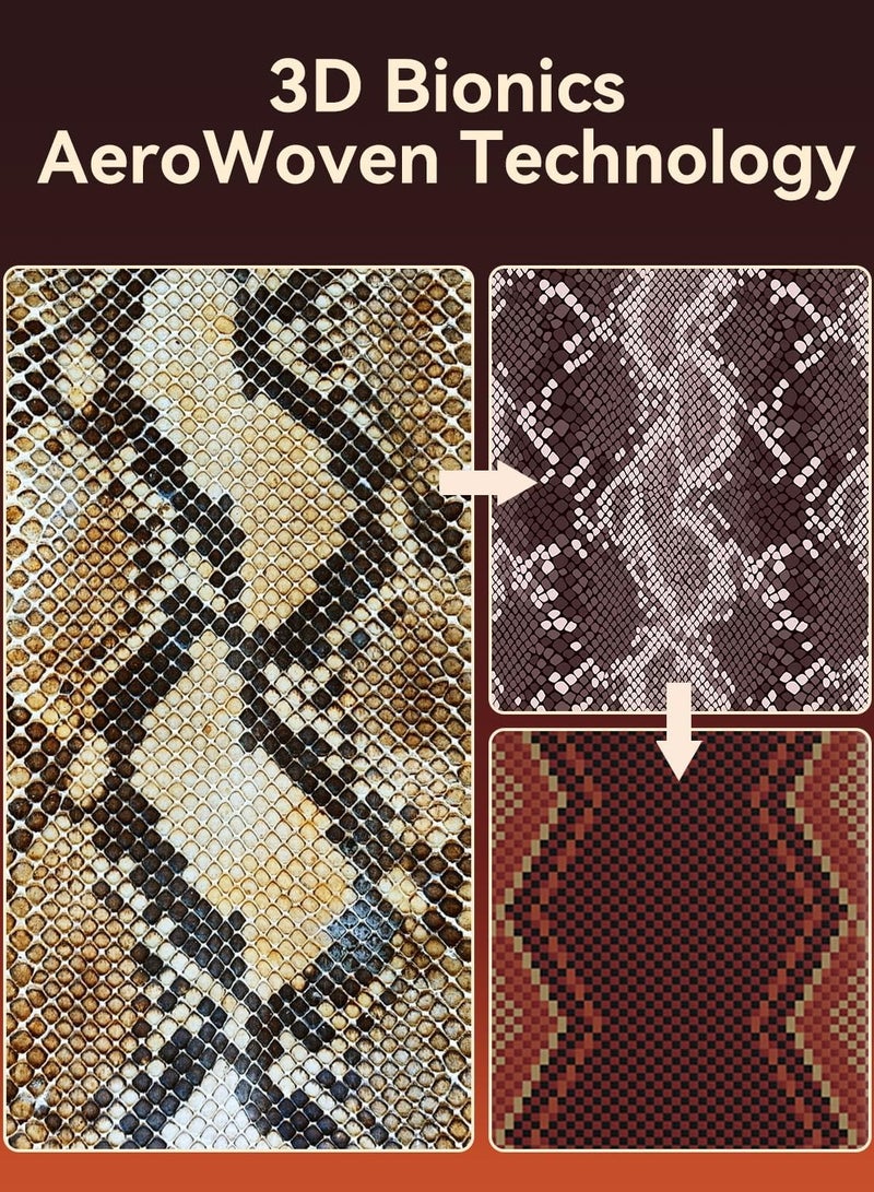 RAPTIC Aramid Skin for iPhone 17 Pro MAX Case [MagSafe] Ultra Slim 1500D Aramid Fiber cover - Snake - Image 5