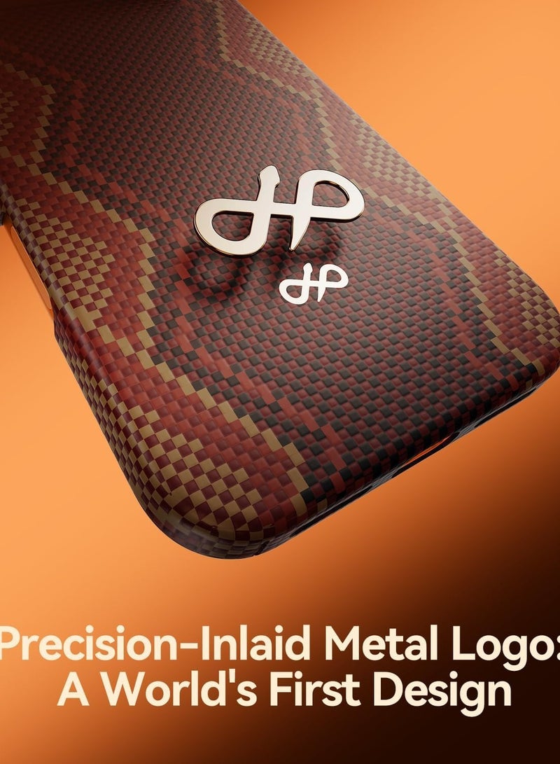 RAPTIC Aramid Skin for iPhone 17 Pro MAX Case [MagSafe] Ultra Slim 1500D Aramid Fiber cover - Snake - Image 3