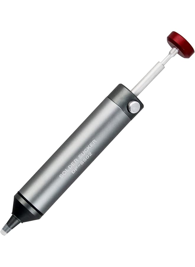 erorex Desoldering Pump Solder Sucker Desoldering Tool For Through Hole Desoldering With Strong Vacuum Suction Heat Resistant Elastic Silicone Tube - Image 1