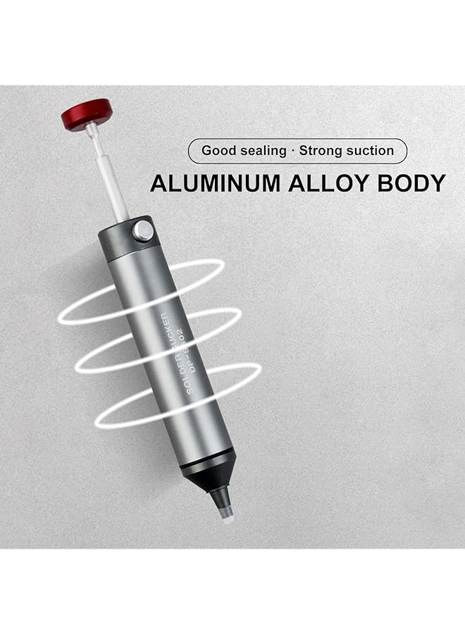 erorex Desoldering Pump Solder Sucker Desoldering Tool For Through Hole Desoldering With Strong Vacuum Suction Heat Resistant Elastic Silicone Tube - Image 2