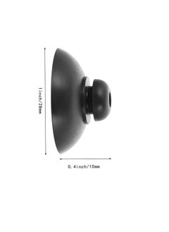 Saim 8 Pcs Black Aquarium Suction Cup Camp Clips, Soft Fish Tank Suction Cup Clips 28mm Dia for Fish Tank Attachments,Overhead Line Tube, Fish Tank Aeration Setup  - Image 2